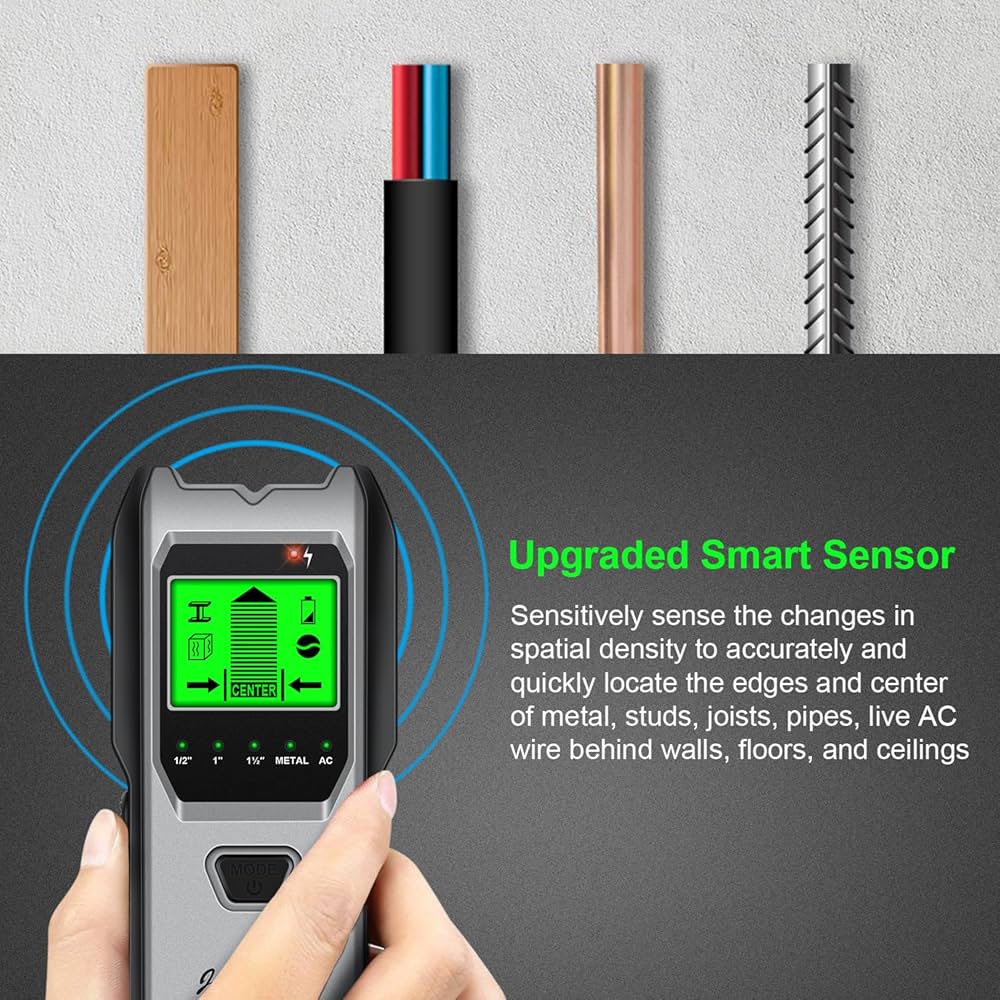 サイテック　ラジオ　パネル Stud Finder Wall Scanner, 5 in 1 Multifunction Stud Locator
